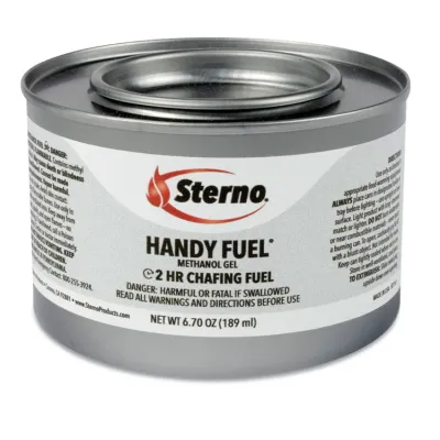 STERNO GROUP 20660 - Methanol Gel Chafing Fuel, 7 oz, 2 Hour Burn - 72 Carton