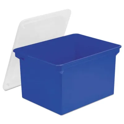 STOREX STX 61528U04C - Storex LetterLegal Tote Storage Box - Internal Dimensions: 1