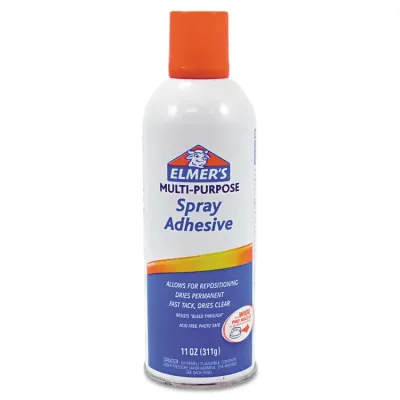 HUNT MFG. E451 - Multi-Purpose Spray Adhesive, 11 Oz - Dries Clear