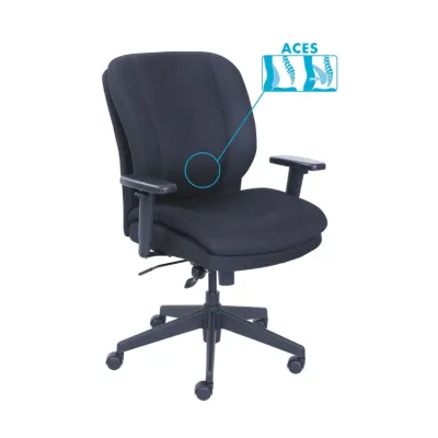LF PRODUCTS PTE LTD 48967A - Serta Cosset Ergonomic Task Chair - Black