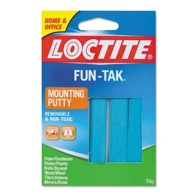 LOCTITE CORP. ACG 1270884 - Fun-Tak Mounting Putty, 2 Oz - Versatile Adhesive Solution
