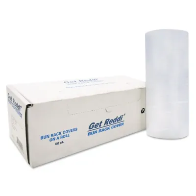 INTEGRATED BAGGING SYSTEMS BP21635 - Clear Poly Bun Pan Cover Lid - 21 x 35, 200Carton