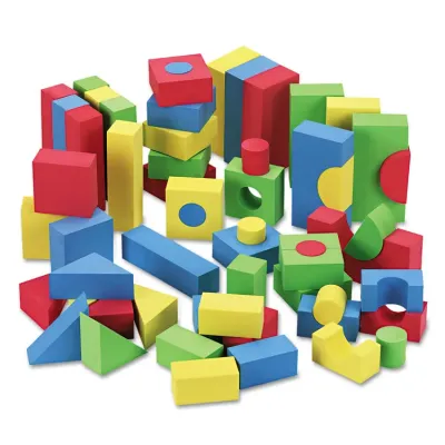 PACON CORPORATION PAC 4380 - Creativity Street 68-piece Wonderfoam Block Set - Assorted