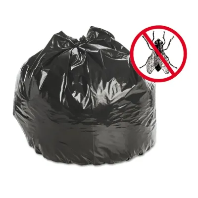 STOUT STO P4045K20 - Stout Insect Repellent Trash Bags - 45 gal - 33 Width x 45 L