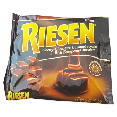 STORCK STK 398052 - Riesen Storck Chewy Chocolate Caramels - Cacao, Caramel - In