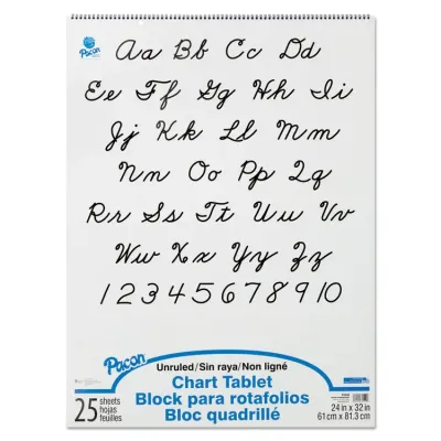 PACON CORPORATION S7074720E - Pacon Ruled Chart Tablet - 25 Sheets - Ruled - 1.50 Ruled - 