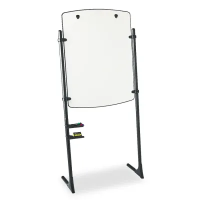 QUARTET 120TE - Silhouette Presentation Easel - Total Erase, Black Frame