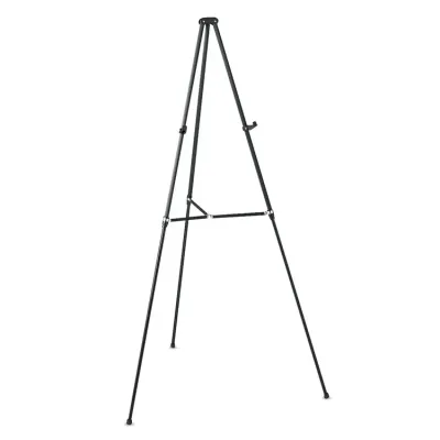 QUARTET 51E - Adjustable Black Aluminum Telescoping Easel 38-66