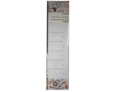 bulk buys GO114 - Stylish Marbled Calendar Pad for Organization and Planning