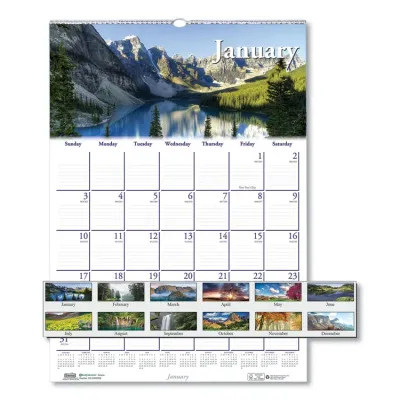 HOUSE OF DOOLITTLE 378 - Scenic Beauty Monthly Wall Calendar 2024