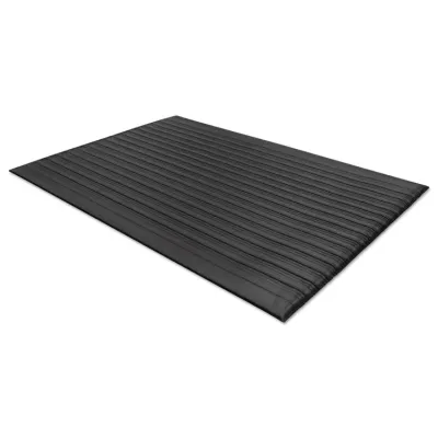 MILLENNIUM MAT COMPANY 24031202 - Air Step Antifatigue Mat, Black, 3 x 12