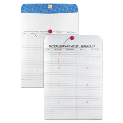 QUALITY PARK PRODUCTS QUA63663 - Inter-Department Envelope, 10x13, Two-Sided, White