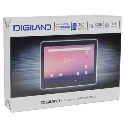 Digiland DL1036-R - Digiland DL1036 Quad-Core 2.0GHz 2GB 32GB 10.1 Touchscreen I