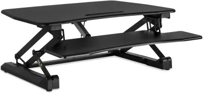 MountIt MI-7927E - Electric Standing Desk Converter for Ergonomic Workspace