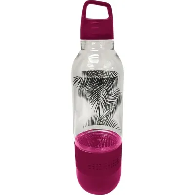SYLVANIA SP717-PINK - SYLVANIA Holographic Light Water Bottle with Speaker