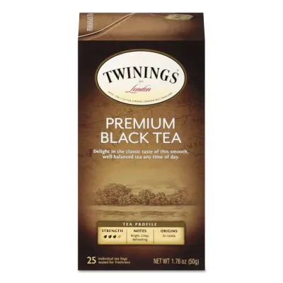 TWININGS NORTH AMERICA INC TNA51727 - Decaffeinated English Breakfast Tea Bags - 25 Count