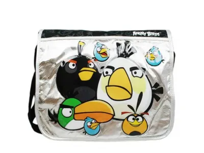 bulk buys BJ212 - Angry Birds Rough and Tumble Messenger Bag