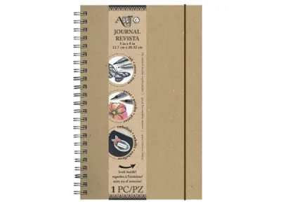 bulk buys CH363 - Art-C 5 x 8 Spiralbound Journal - Neutral Tones