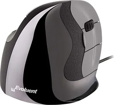 Evoluent VMDL - WORLDS FIRST MOUSE WITH GROOVED BUTTONS.YOUR FINGERTIPS REST