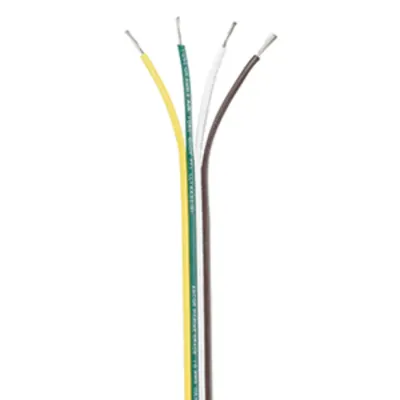 Ancor 154510 - Ancor Ribbon Bonded Cable - 16/4 AWG - Brown/Green/White/Yel