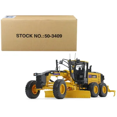 First Gear 50-3409 - 150 Scale Diecast Komatsu GD655-6 Motor Grader Model