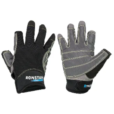 Ronstan CL740XXS - <p><strong>Sticky Race Gloves - 3-Finger - Black - XXS<stron