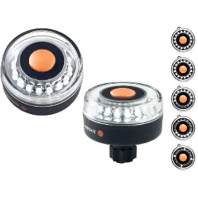 Navisafe 055-1 - Navilight All-White 5 Mode 360 2NM with RAILBLAZA Base