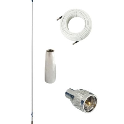 Glomex Marine Antennas RA300PBKIT - <p><strong>4 Glomeasy VHF Antenna 3dB with FME Termination, 