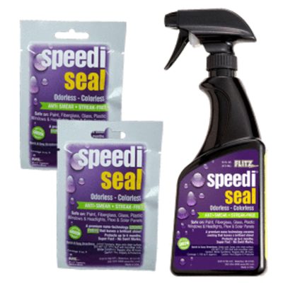 Flitz MX32806MX32801 - <p><strong>Speedi Seal 16oz Spray Bottle with 2-8 x 8 Towele