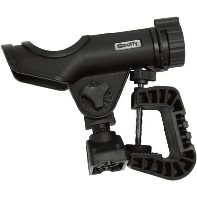 Scotty Fishing 0339-BK - The Scotty 0339-BK Power Lock Rod Holder with Clamp Mount is