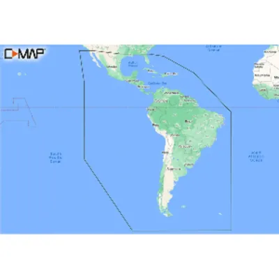 Lowrance M-SA-Y038-MS - C-MAP DISCOVER South America & Caribbean Navigation