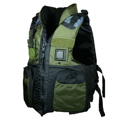 First Watch AV-800-GN-S/M - AV-800 Pro USCG Type III 4-Pocket Vest - GreenBlack - SM