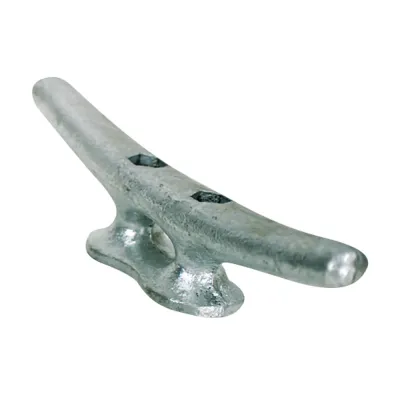 Whitecap S-1522P - 10-Inch Galvanized Dock Cleat for Secure Mooring