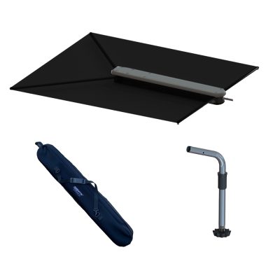 TACO Marine T10-3000-4 - TACO SHADEFIN WITH BLACK FABRIC, BAG AND FIXED ROD