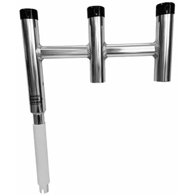 Wahoo Industries 136 - Wahoo Offset Triple Rod Holder for Kite Fishing