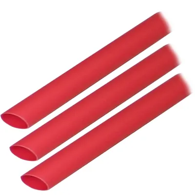 Ancor 302603 - Ancor Red Heat Shrink Tubing 3/16" x 3" - 3 Pack