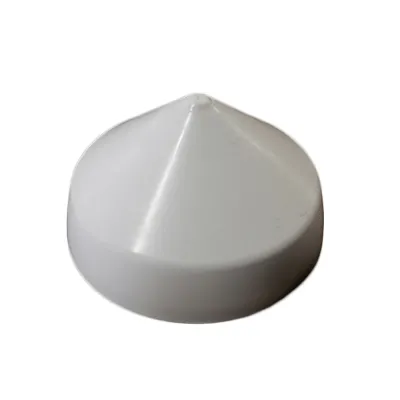 Monarch WCPC-15 - Durable UV-Resistant White Cone Piling Cap - 15 inch