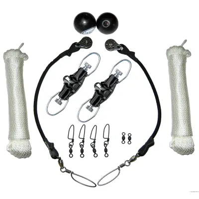 Rupp Marine CA-0025-TG - Rupp Top Gun Single Rigging Kit wNok-Outs fRiggers Up To 20