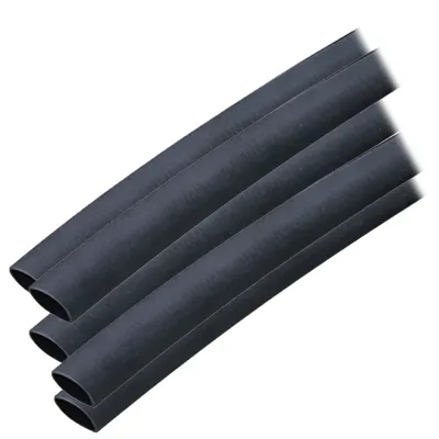 Ancor 304106 - Ancor Black Adhesive Lined Heat Shrink Tubing 3/8" - 5-Pack