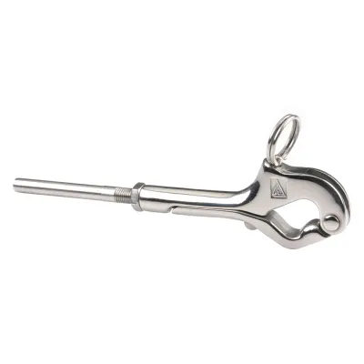 C. Sherman Johnson 26-884 - Over Center Snap Gate Hook for 18 Wire - T316 Stainless