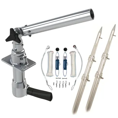 Rupp Marine CW52213 - Rupp Outrigger System with 15 Poles & Rigging Kit
