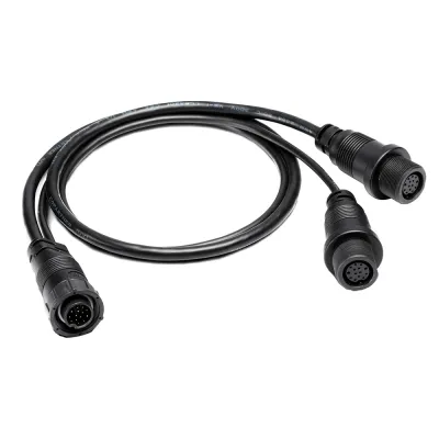 Humminbird 720111-1 - Humminbird Side Imaging & 2D Splitter Cable 14M ID SIDB Y