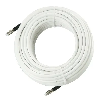 Glomex Marine Antennas RA350/24FME - Glomex 24M - 78 RG-8X Coax fGlomeasy VHF Antennas - White