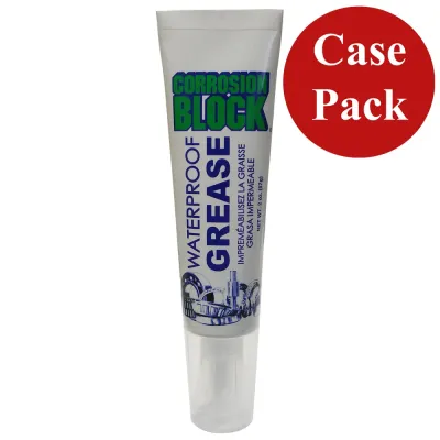 Corrosion Block 25002CASE - High Performance Non-Toxic Waterproof Grease - 2oz Tube