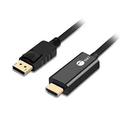 Siig CB-DP1Q12-S1 - DISPLAYPORT OUTPUT 6FT DISPLAYPORT TO HDMI CABLE DIGITAL SIG