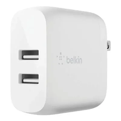 Belkin WCE002DQ1MWH - Belkin BOOSTCHARGE AC Adapter - 1 Pack - 24 W - 4.80 A Outpu