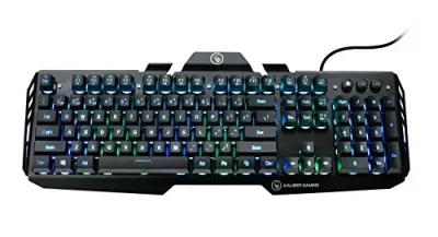 IOGear GKB704D - RGB Backlit Aluminum Gaming Keyboard with Macro Keys