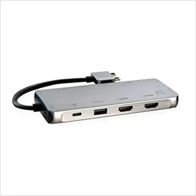SMK LINK VP6960 - USB-C Dual 4K Mini Docking Station with 100W Power Delivery