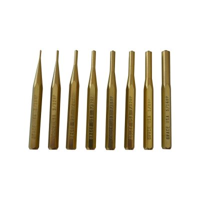 Grace Tools GRBRP8 - This is high quality brass 8 piece pin punch set is handcraf