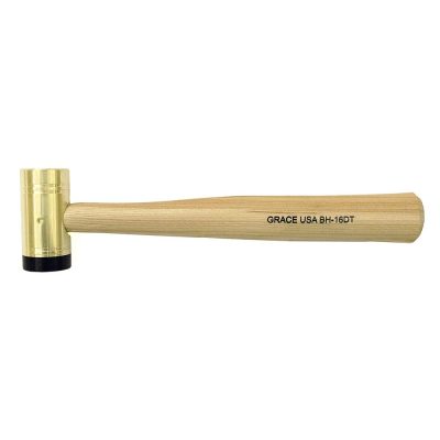 Grace Tools GRBH16DT - The Grace USA Delrin Tipped Solid Brass 16oz Hammer is what 